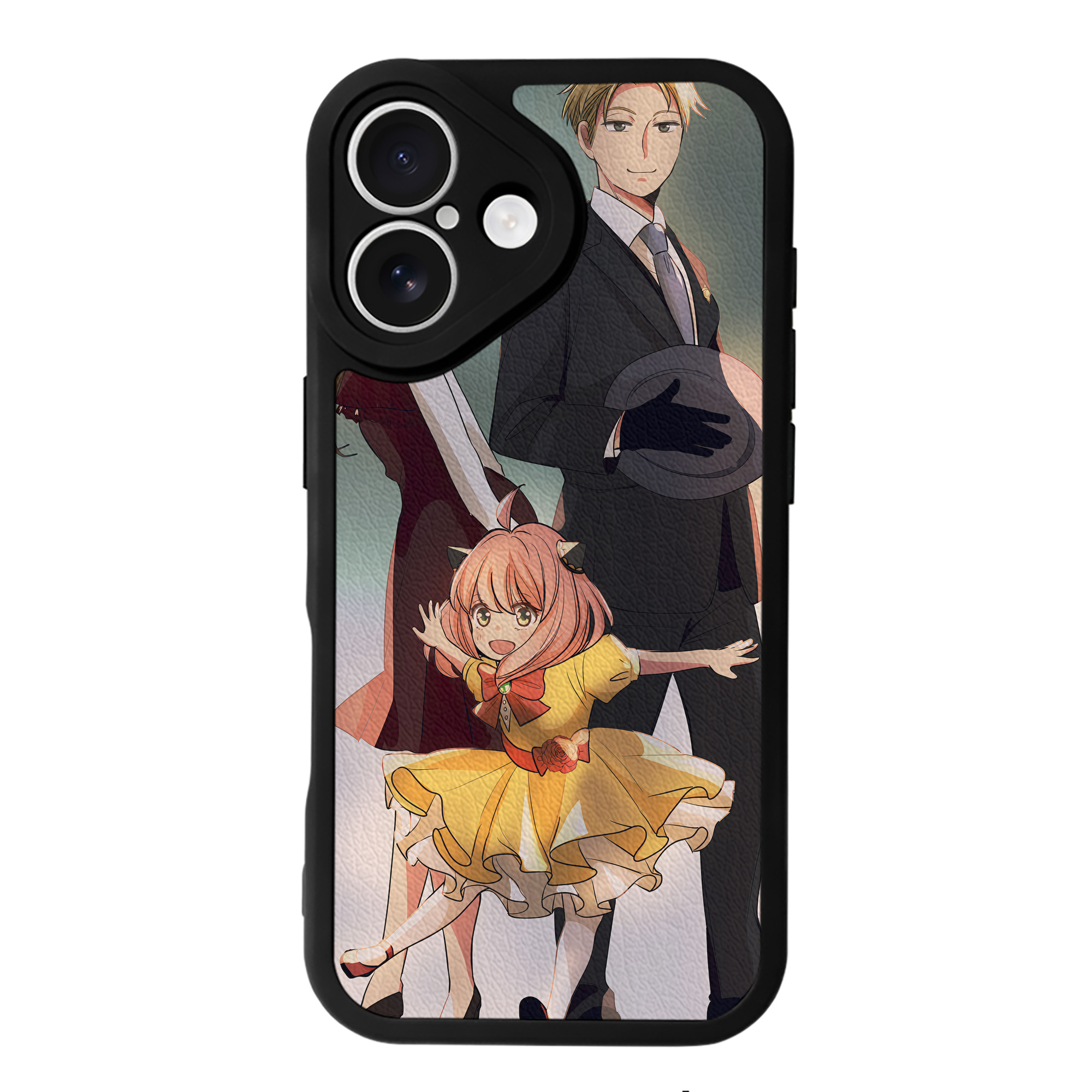 （画像用） SPY×FAMILY间谍家家酒 【iPhone 16シリーズ対応】シリコンスマホケース（レザー調） 材質：シリコン